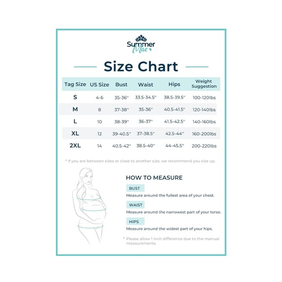 Summer Mae Women's Ribbed Cutout Maternity Swimsuit Tie Knot Front Pregnancy - Picture 5 of 5